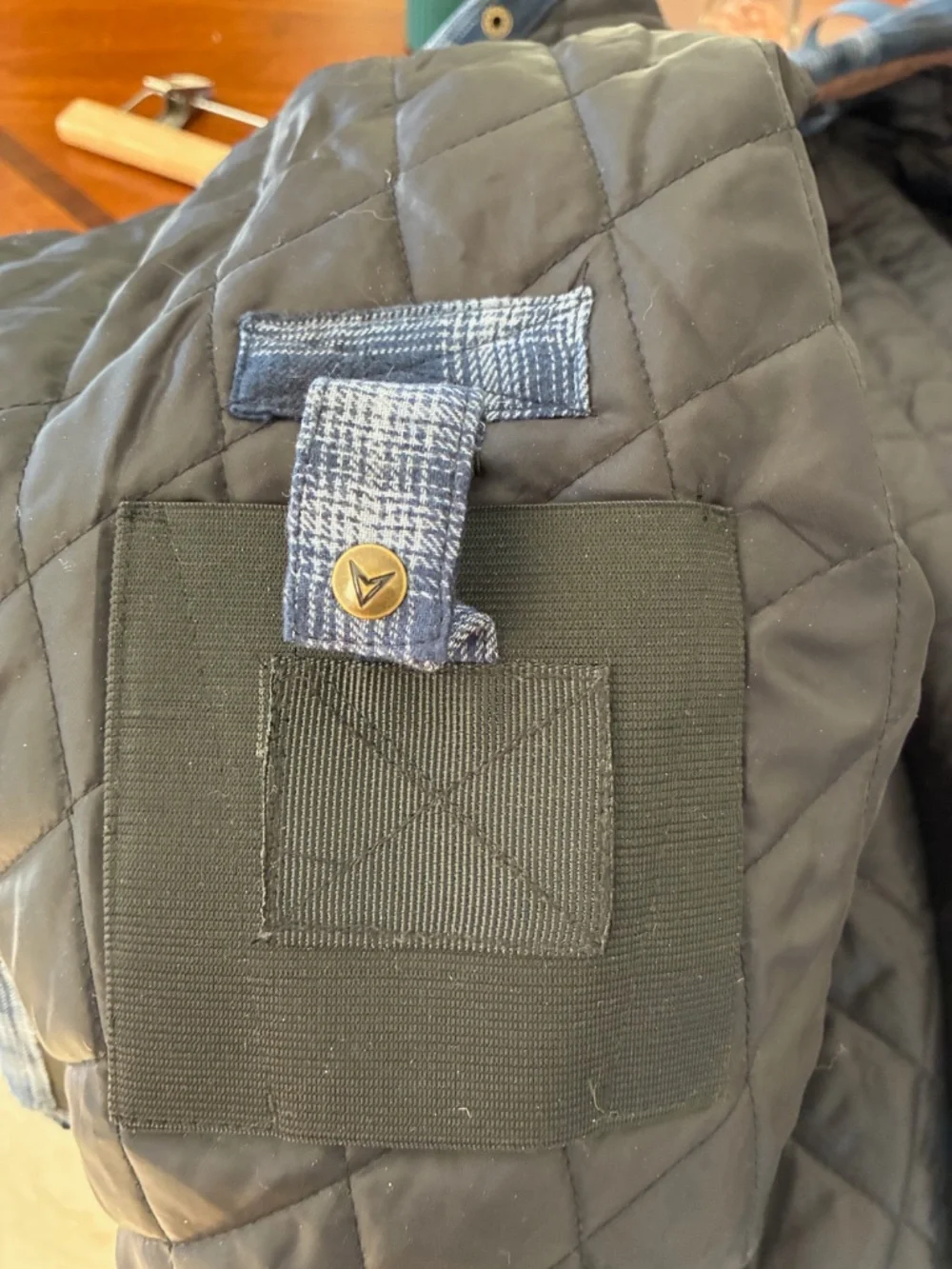 NWT Venado Concealed Carry Blue Plaid Shirt Jacket Quilt Lined Flannel 4XL